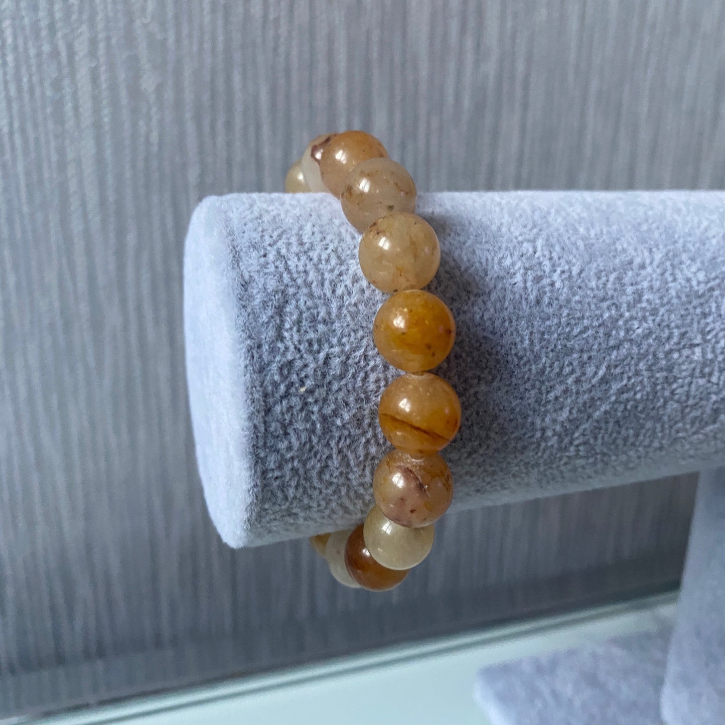 Pure Citrin Quartz 10mm Unisex Bracelet