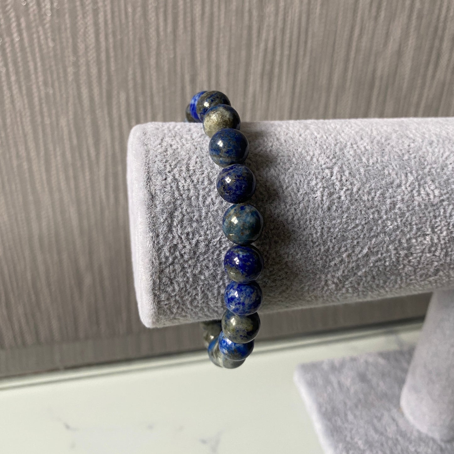 Pure Lapis Lazuli 8mm Unisex Bracelet